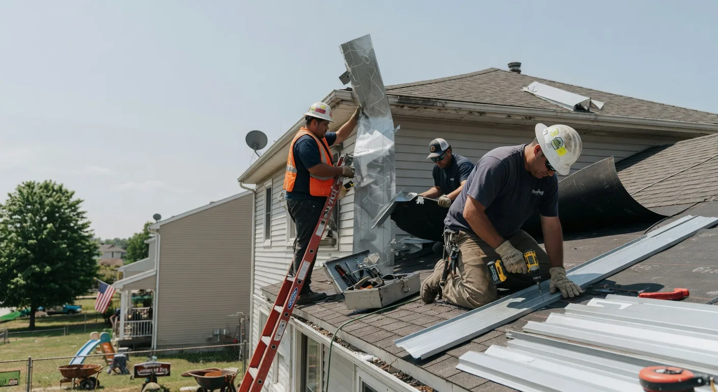Storm Damage Metal Roof Repair in Ethelsville, AL
